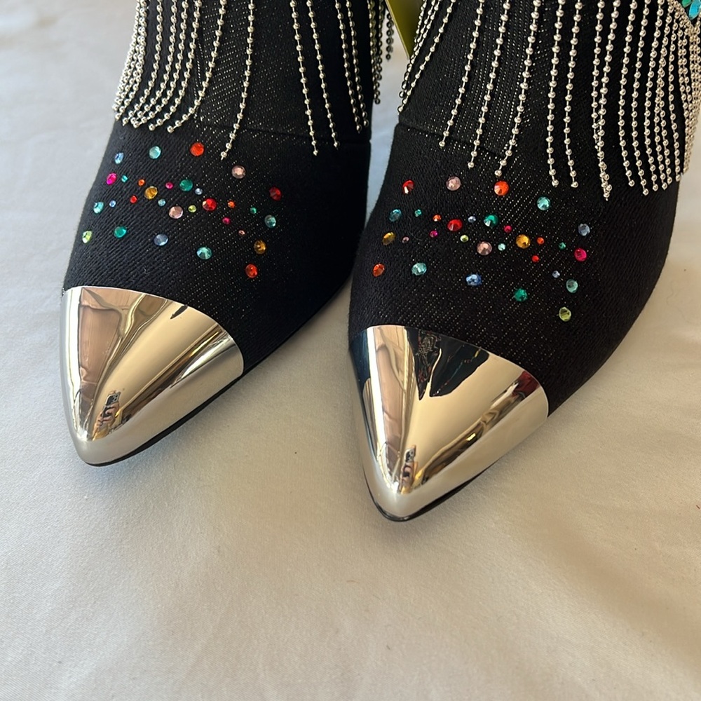 NWT NWOB $229 Gianni Bini Katrina Rainbow Heeled Boots - Picture 7 of 7